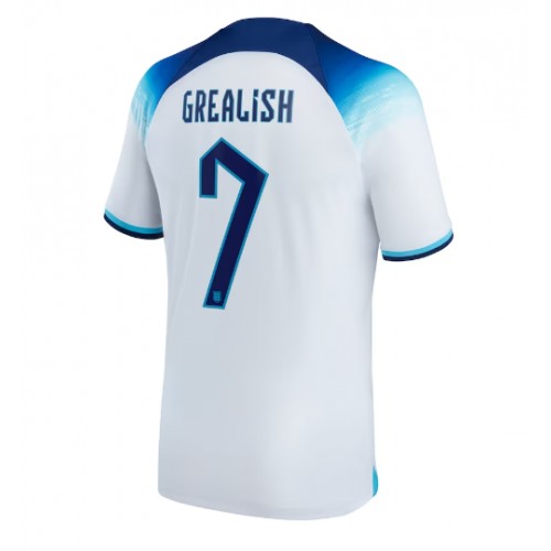 England Jack Grealish #7 Hemmatröja VM 2022 Kortärmad England Jack Grealish #7 Hemmatröja VM 2022 Kortärmad